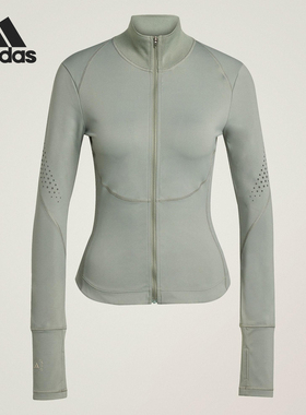 Adidas/阿迪达斯正品TPR MIDL女士立领修身训练运动外套JW4552