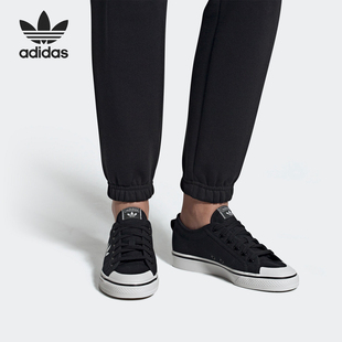 Adidas/阿迪达斯三叶草NIZZA男女经典休闲帆布鞋EF1878