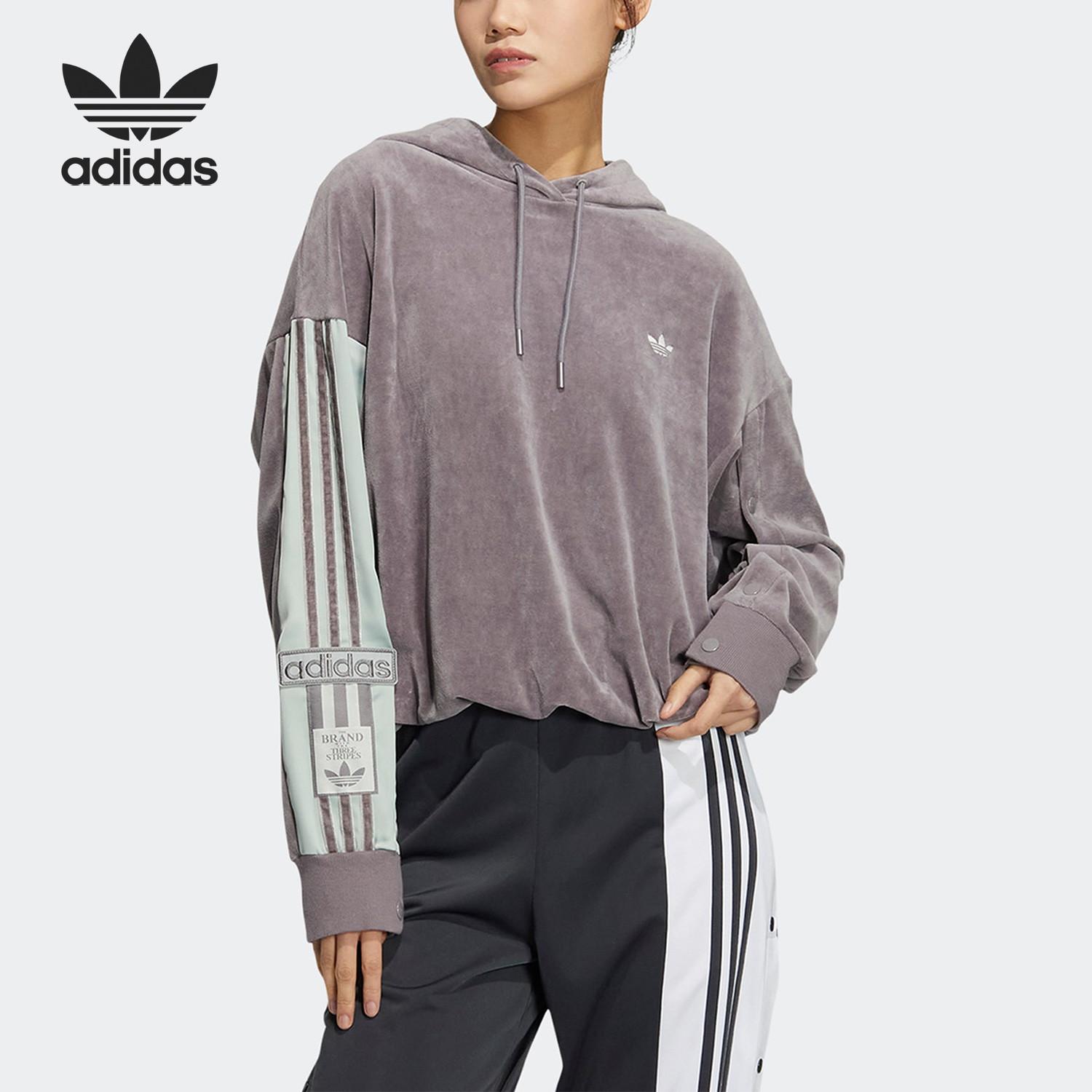 阿迪达斯女子运动卫衣