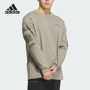 户外长袖 Adidas T恤IS9509 TEE男士 阿迪达斯正品 NATGEO
