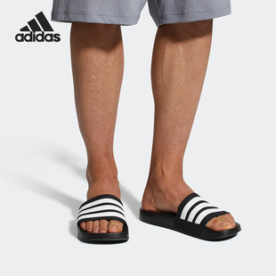Adidas/阿迪达斯正品当季新款ADILETTE SHOWER男女休闲拖鞋AQ1701