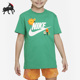 耐克正品 夏季 大童运动休闲短袖 Nike T恤FJ7237 324