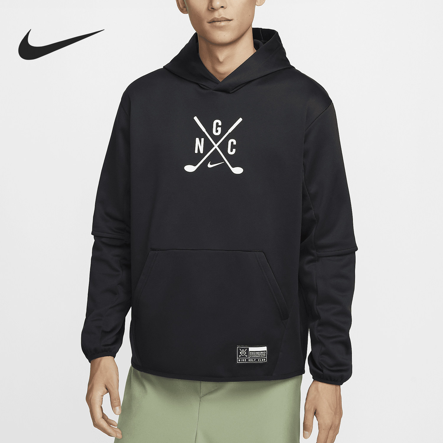 Nike/耐克正品冬季男士高尔夫印花加绒卫衣FQ1146-010,运动服/休闲服装,运动卫衣/套头衫,淘宝优惠券,粉丝福利购,淘宝优惠卷