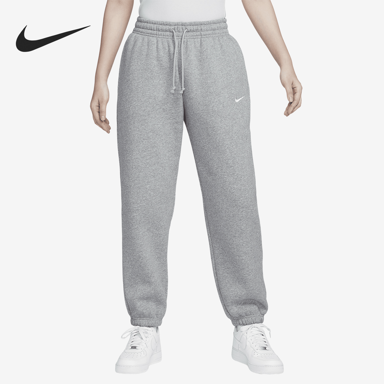 耐克女士运动保暖加绒休闲长裤