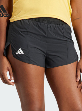 Adidas/阿迪达斯正品ADIZERO E SHORT女士跑步运动短裤IN8707