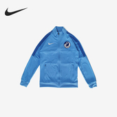 耐克正品 男士 拼色休闲拉链长袖 Nike 足球服外套CW5872 412