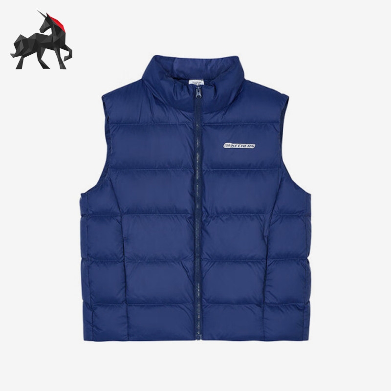 Skechers/斯凯奇正品新款儿童时尚立领保暖梭织羽绒马甲,童装/婴儿装/亲子装,羽绒马甲,淘宝优惠券,粉丝福利购,淘宝优惠卷