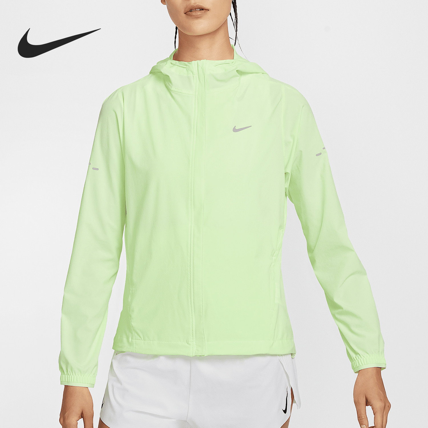 Nike/耐克正品2025女士跑步简约训练经典梭织夹克外套HQ0651-701