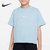 耐克正品 2023春夏新款 大童圆领运动短袖 Nike T恤DH5750 442