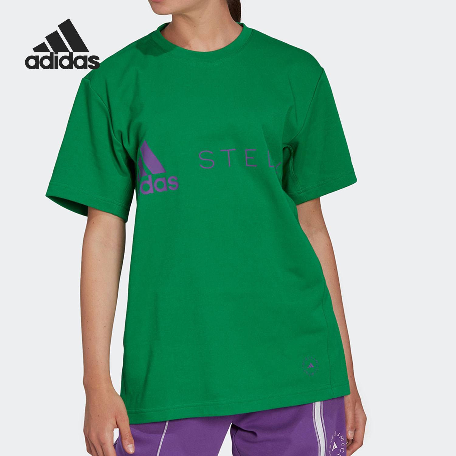 Adidas/阿迪达斯正品新款女士宽松休闲透气运动短袖HI6111,运动服/休闲服装,运动T恤,淘宝优惠券,粉丝福利购,淘宝优惠卷