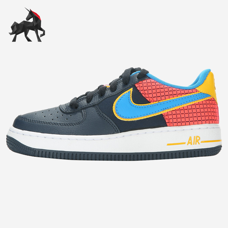 Nike/耐克正品AIR FORCE 1 NOW (GS) 男童休闲运动板鞋AV0748-400