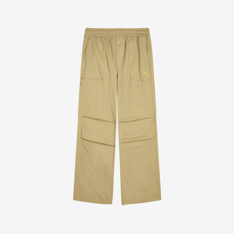 Puma/彪马正品2025夏季款男士梭织休闲经典运动刺绣长裤633136-68