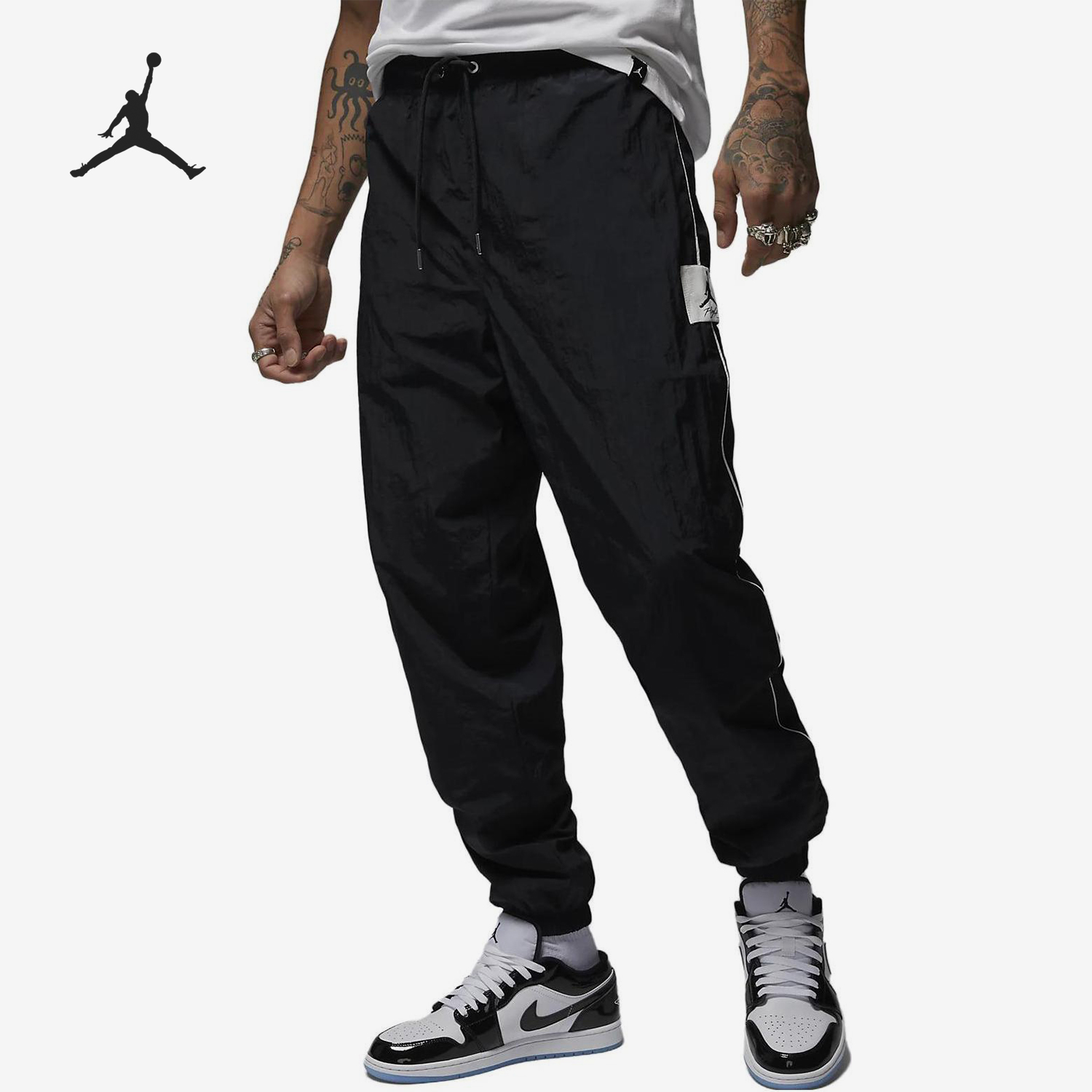 Nike/耐克正品JORDAN男士针织休闲运动束脚长裤DV7622-010
