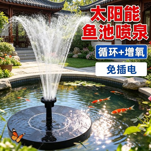 太阳能喷泉小喷水器自动循环水泵