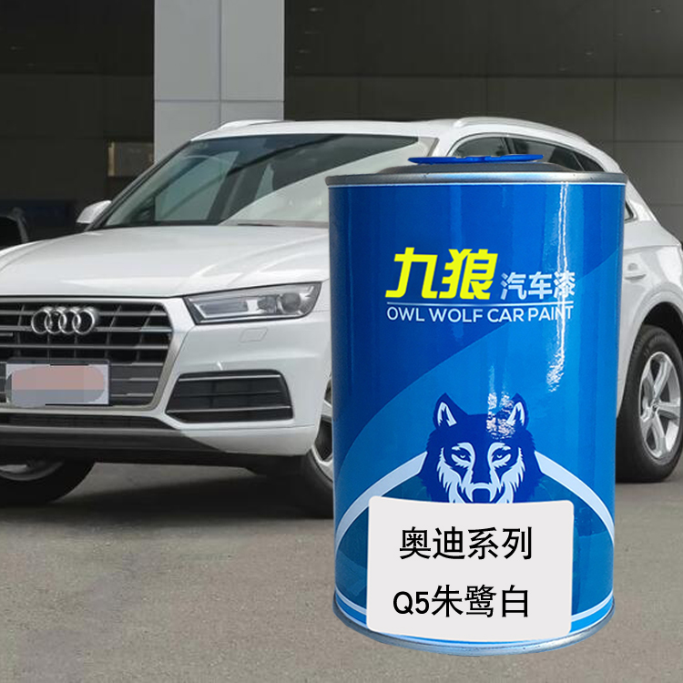 九狼汽车成品色漆奥油漆迪Q5Q7改色漆朱鹭白旋风黑月光蓝巴西米色