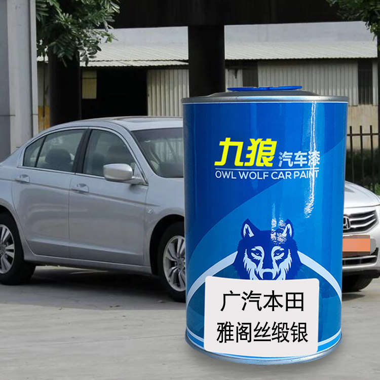 九狼汽车漆本成品田改色车烤喷漆丝缎银冰河银雅奥夫特黑阁极光蓝