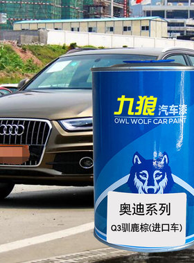 九狼汽车成品色漆奥油漆迪Q3Q5改色漆驯鹿棕萨摩亚橙维加斯黄白金