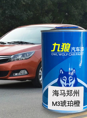 九狼汽车海漆马成郑品州漆改色4S店琥珀橙色暗黑骑士量子灰闪电蓝