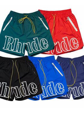 RHUDE3M反光美式高街沙滩短裤