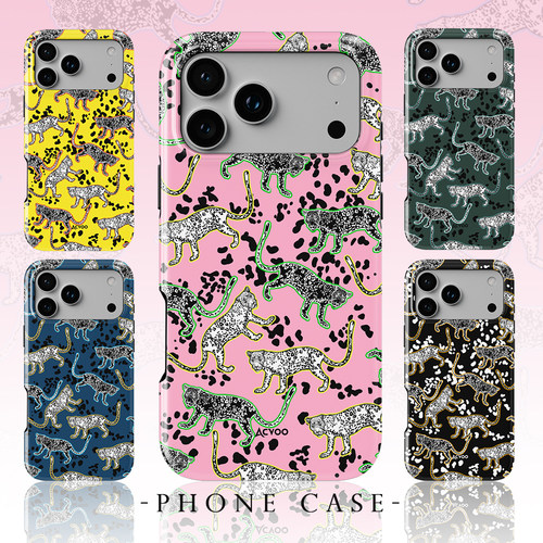 Acvoo复古粉豹iPhone防摔手机壳