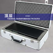 一拖二 话筒铝合金箱子手提航空防震箱支持订做 四无线麦克风铝箱