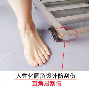 圆角万向轮底座滑轮底托带轮托盘移动底座长方形花托花盆滚轮底架