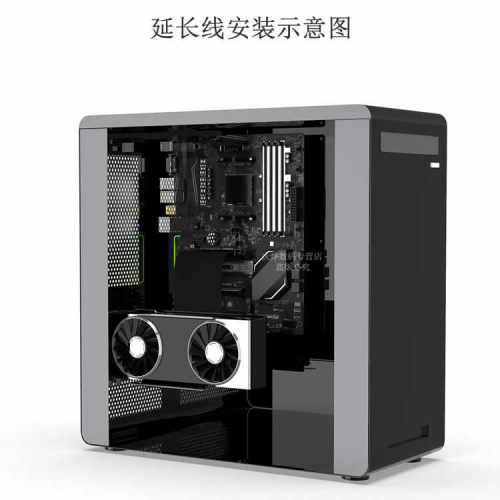gtxpci-e16x显卡延长线转接线支持1080pcie延长线显卡延长线直头