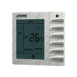 YORK约克中央空调温控器开关面板面板风机开关液晶TMS210新疆包邮