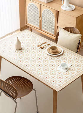 橘颂皮革桌垫桌布防水防油免洗餐桌垫茶几垫长方形桌面垫电视柜垫