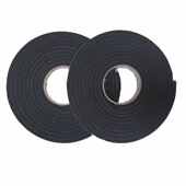 黑色EVA海绵单面胶 密封条防滑防压垫片泡棉胶 强力泡沫胶带8mm厚