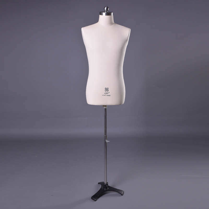 红邦人台立体裁男剪国标服装设计西服装半身打板可插针试衣模特架
