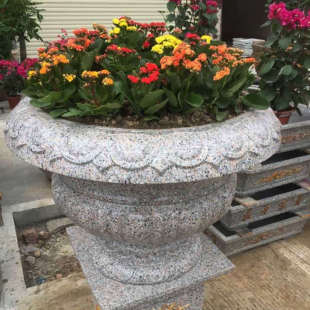 水泥花盆模具加厚塑料自制大小号圆花盆罗马模型建筑模板磨 欧式