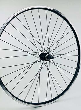 慧羽 旅行车轮组 圈刹款 700x32c-45c轮组 轴承旋式 卡式快拆轮组