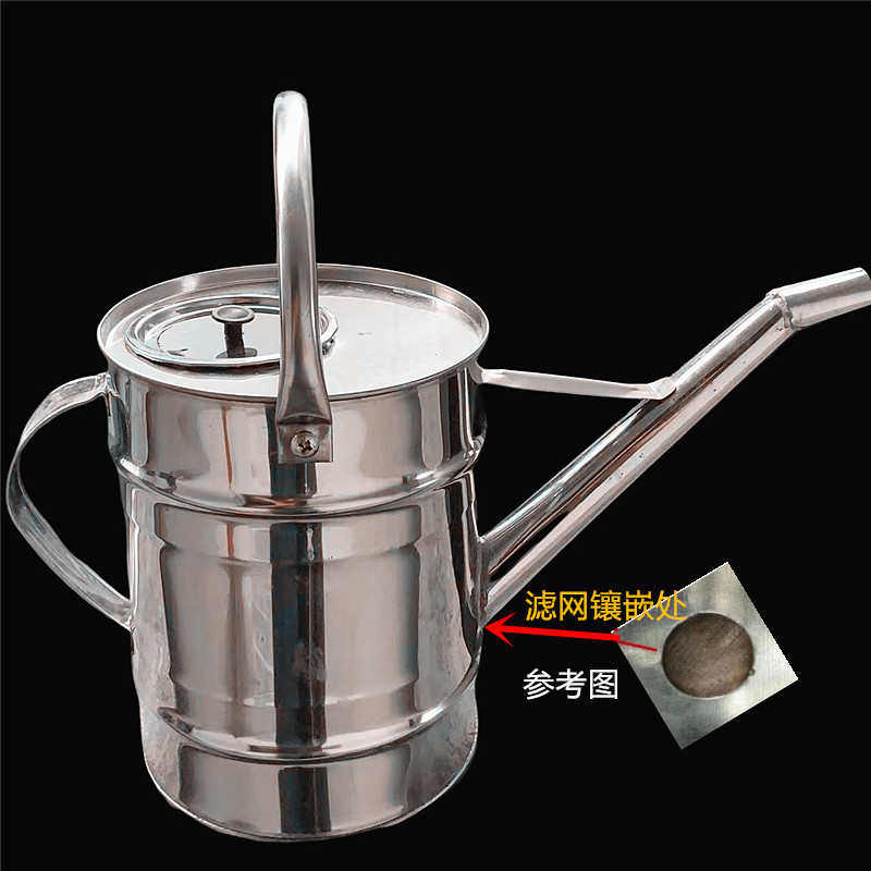 加厚不锈钢加油桶长嘴带盖带滤网汽油桶机油壶手提注水桶柴油备桶,包装,金属罐包装,淘宝优惠券,粉丝福利购,淘宝优惠卷