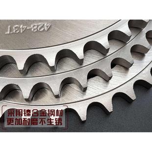 HJ125摩托车配件GS125/GN125套链en125-2f刀仔牙盘链条链轮盘配件