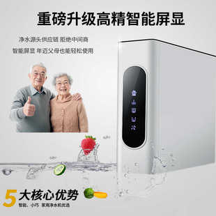ro反渗透净水器家用直饮厨房自来水过滤净化器通用型滤芯净水机