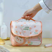 洗漱包旅洗漱用品游防疫包大容量便携旅行透明收纳袋防水化妆包