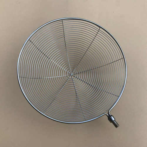 不锈钢漏勺捞网 8m螺口金属捞泥鳅勺头 不锈钢伸缩压花杆 单节竿