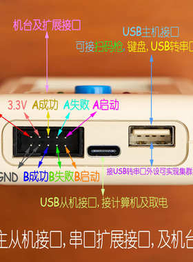 芯圣 8051 HC88 HC8L HC8M SQ8 脱机烧录编程器下载器
