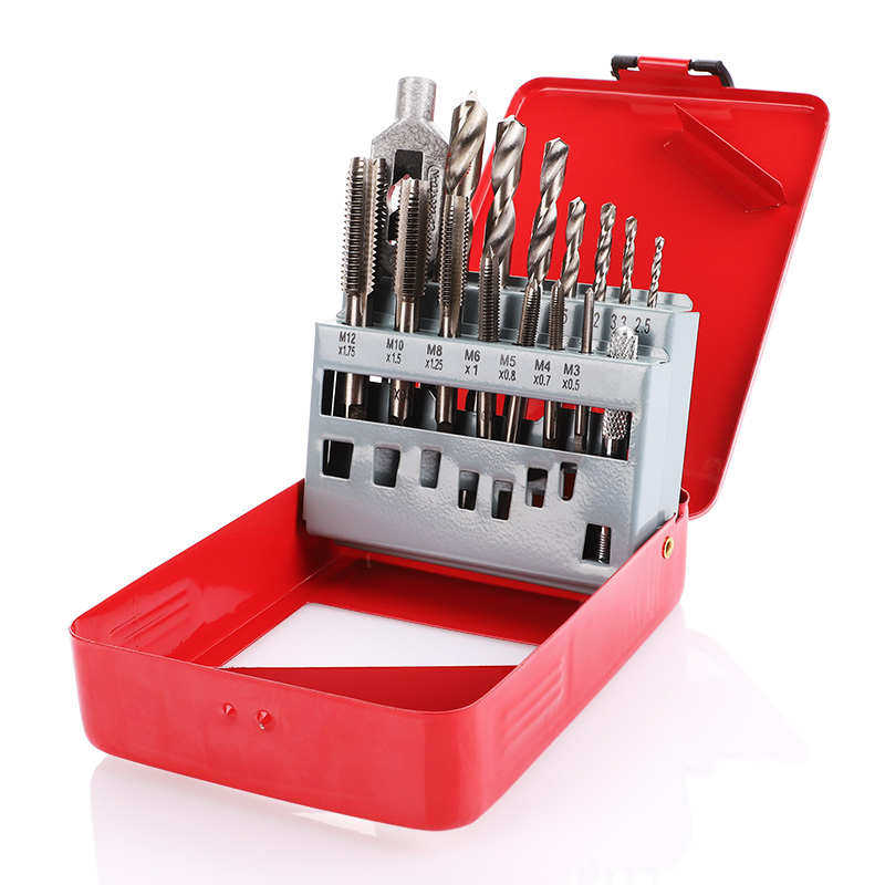 手用丝锥钻头套装扳手攻套装组合丝五金工具器架公制攻牙板牙绞手