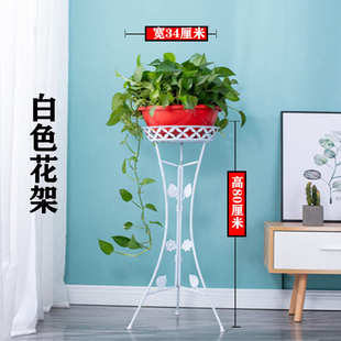 花架子室内客厅铁艺花盆架落地式 欧式 家用阳台吊兰绿萝花架置物