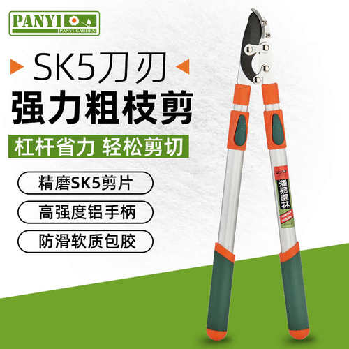 大剪刀园艺省力剪粗枝剪高枝修枝剪树枝果树绿化伸缩剪刀园林工具