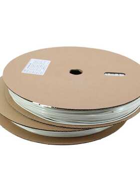 白色无字热缩管透明薄壁绝缘套管电子铜排电线环保号码标识收缩管