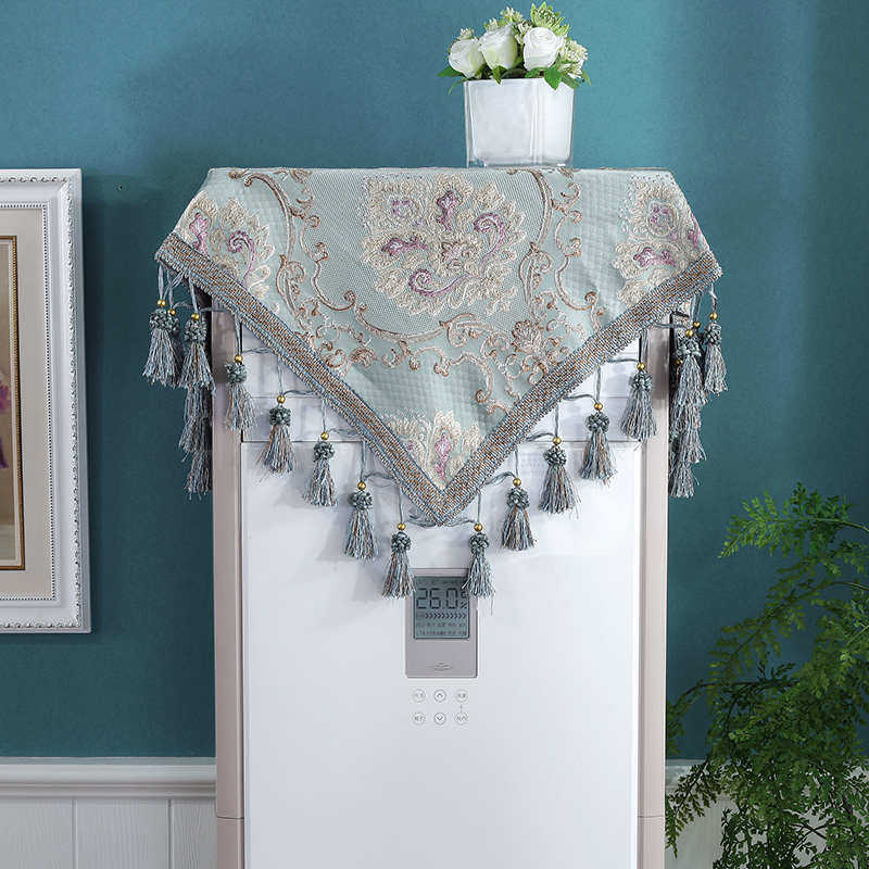 欧式空调套防尘罩立式保护柜机不内取艺正方形机柜式室内开机罩布