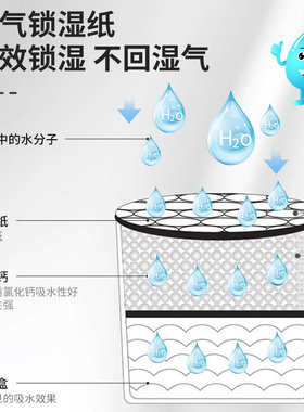 除湿盒吸潮干燥剂防潮防霉包吸湿袋室内家用房间衣柜学生宿舍神器