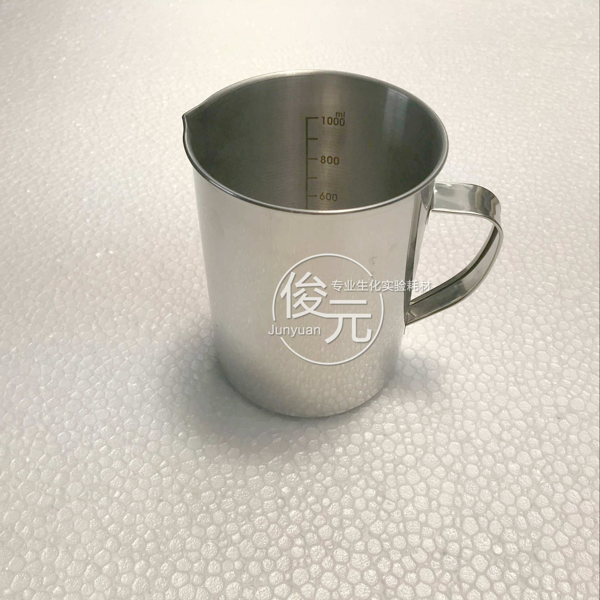 实验室500不锈钢奶茶   茶壶 1000ml烧杯咖啡量杯304 拉2000