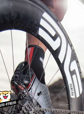 evne ses轮组贴纸公路车单车碳刀圈轮圈改色环法反光贴纸防水定