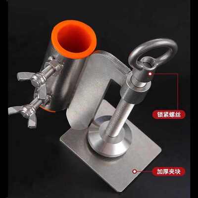 钓台鱼排栏杆三轮车钓鱼伞固定架 桥钓遮阳伞夹子伞架太阳伞支架