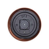 三印大表盘温湿度计高精度复古金属家用婴儿温度计湿度表办公可挂