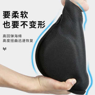 自行车坐垫套加厚超软舒适山地车座套硅胶动感单车骑行座垫套座椅